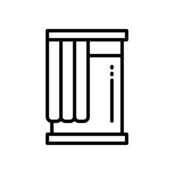 window icon. vector line icon for your website, mobile, presentation, and logo design.