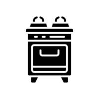 stove icon. vector glyph icon for your website, mobile, presentation, and logo design.