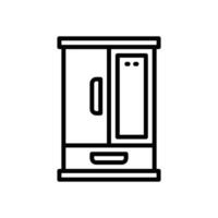 closet icon. vector line icon for your website, mobile, presentation, and logo design.