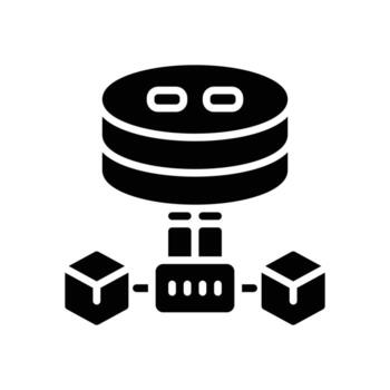 big data icon. vector glyph icon for your website, mobile, presentation, and logo design.