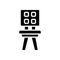chair icon. vector glyph icon for your website, mobile, presentation, and logo design.