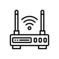 Wifi icono. vector línea icono para tu sitio web, móvil, presentación, y logo diseño.