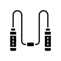 jumping rope icon. vector glyph icon for your website, mobile, presentation, and logo design.