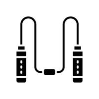 jumping rope icon. vector glyph icon for your website, mobile, presentation, and logo design.