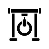 tire playground icon. vector glyph icon for your website, mobile, presentation, and logo design.