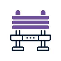 bench icon. vector mixed icon for your website, mobile, presentation, and logo design.