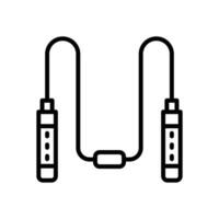 jumping rope icon. vector line icon for your website, mobile, presentation, and logo design.