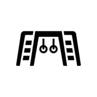 ladder playground icon. vector glyph icon for your website, mobile, presentation, and logo design.