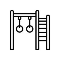 ring playground icon. vector line icon for your website, mobile, presentation, and logo design.