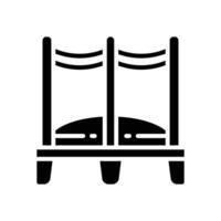 trampoline icon. vector glyph icon for your website, mobile, presentation, and logo design.