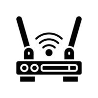 router icon. vector glyph icon for your website, mobile, presentation, and logo design.