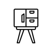 nightstand icon. vector line icon for your website, mobile, presentation, and logo design.