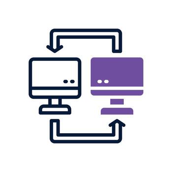 local network icon. vector dual tone icon for your website, mobile, presentation, and logo design.