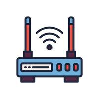 wifi icon. vector filled color icon for your website, mobile, presentation, and logo design.