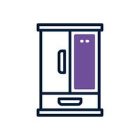 closet icon. vector dual tone icon for your website, mobile, presentation, and logo design.