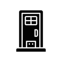 door icon. vector glyph icon for your website, mobile, presentation, and logo design.