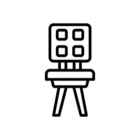 chair icon. vector line icon for your website, mobile, presentation, and logo design.
