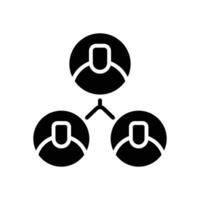 user connection icon. vector glyph icon for your website, mobile, presentation, and logo design.