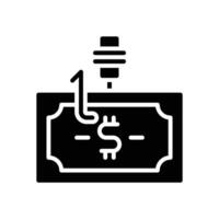 phishing icon. vector glyph icon for your website, mobile, presentation, and logo design.