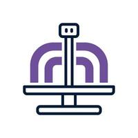 merry go round icon. vector mixed icon for your website, mobile, presentation, and logo design.
