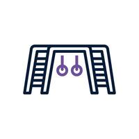 ladder playground icon. vector mixed icon for your website, mobile, presentation, and logo design.