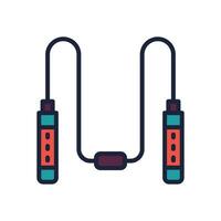 jumping rope icon. vector filled color icon for your website, mobile, presentation, and logo design.