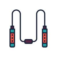 jumping rope icon. vector filled color icon for your website, mobile, presentation, and logo design.