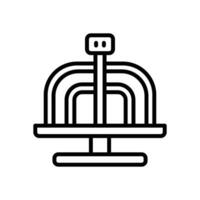 merry go round icon. vector line icon for your website, mobile, presentation, and logo design.
