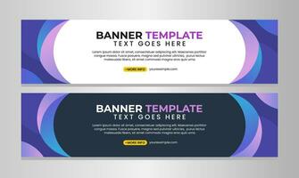 Business banner template design vector