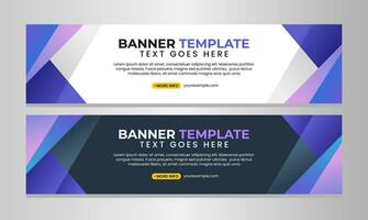 Modern business banner template design vector