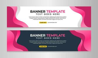 Business banner template design vector