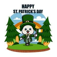 St patrick day illustration vector