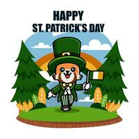 St patrick day illustration vector