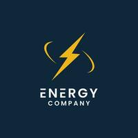 energía vector logo diseño