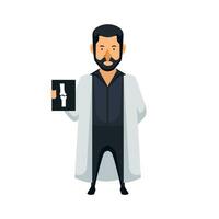 Doctor character design vector