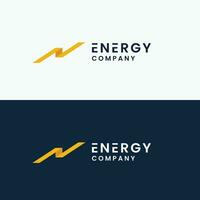 Modern energy logo vector