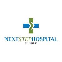 Next Step Hospital Icon Logo Design Template vector