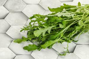 Fresh tasty natural organic rucola photo