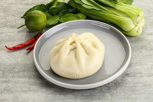 Chinese steamed bun Dim sum photo