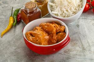 Indian cuisine - chicken butter masala photo