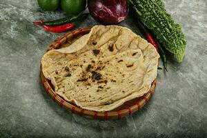 indio tradicional tandori un pan - Roti foto