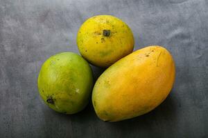 Fresh sweet and juicy mango heap photo