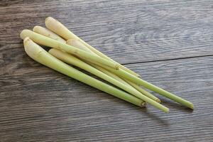 Raw lemongrass stem aroma for cooking photo