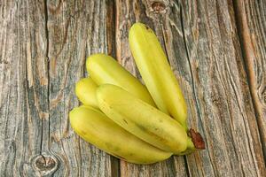 Ripe sweet organic banana heap photo