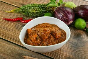 Indian cuisine - chicken masala sauce photo