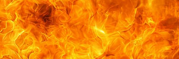 blaze fire flame conflagration texture for banner background, 3 x 1 ratio photo