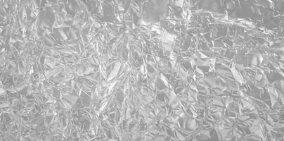 Silver foil texture background. photo