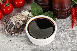 Asian Oyster sauce in the bowl photo