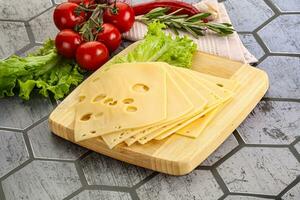 Masdam cheese slices for snack photo