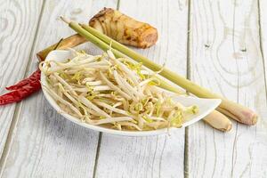 Asian cuisine Mash bean sprout photo